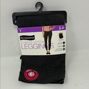 No Nonsense Women's Ultimate Cotton Leggings - Black